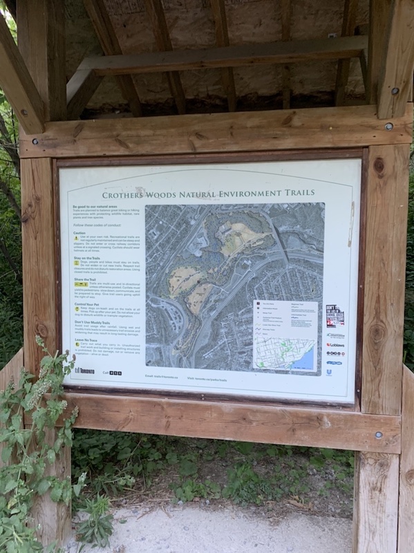 Crothers Woods sign